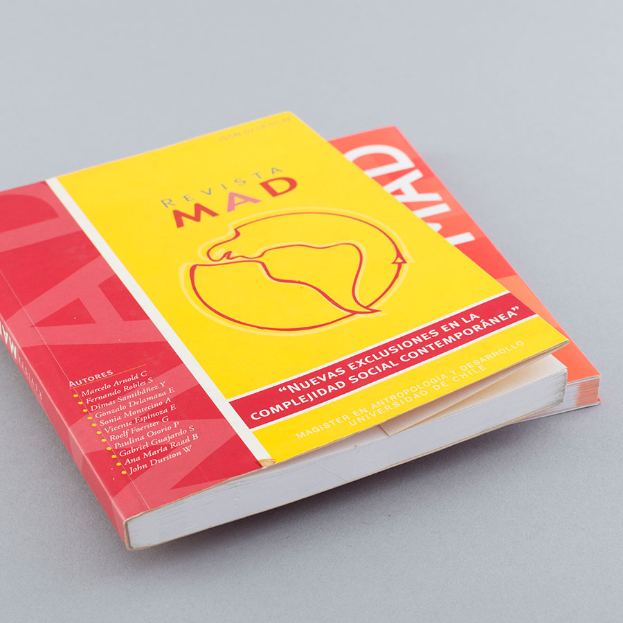 Revistas MAD, del Magíster de Antropología y Desarrollo.
