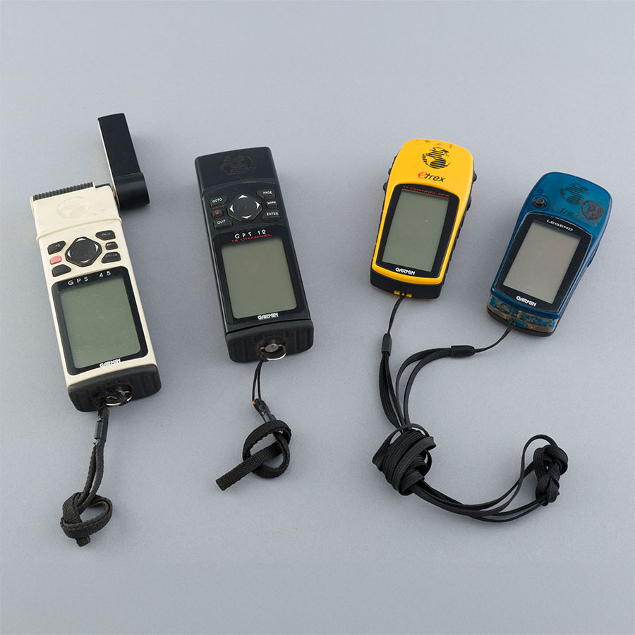 GPS que utilizaban arqueólogos en los 90s-2000s.