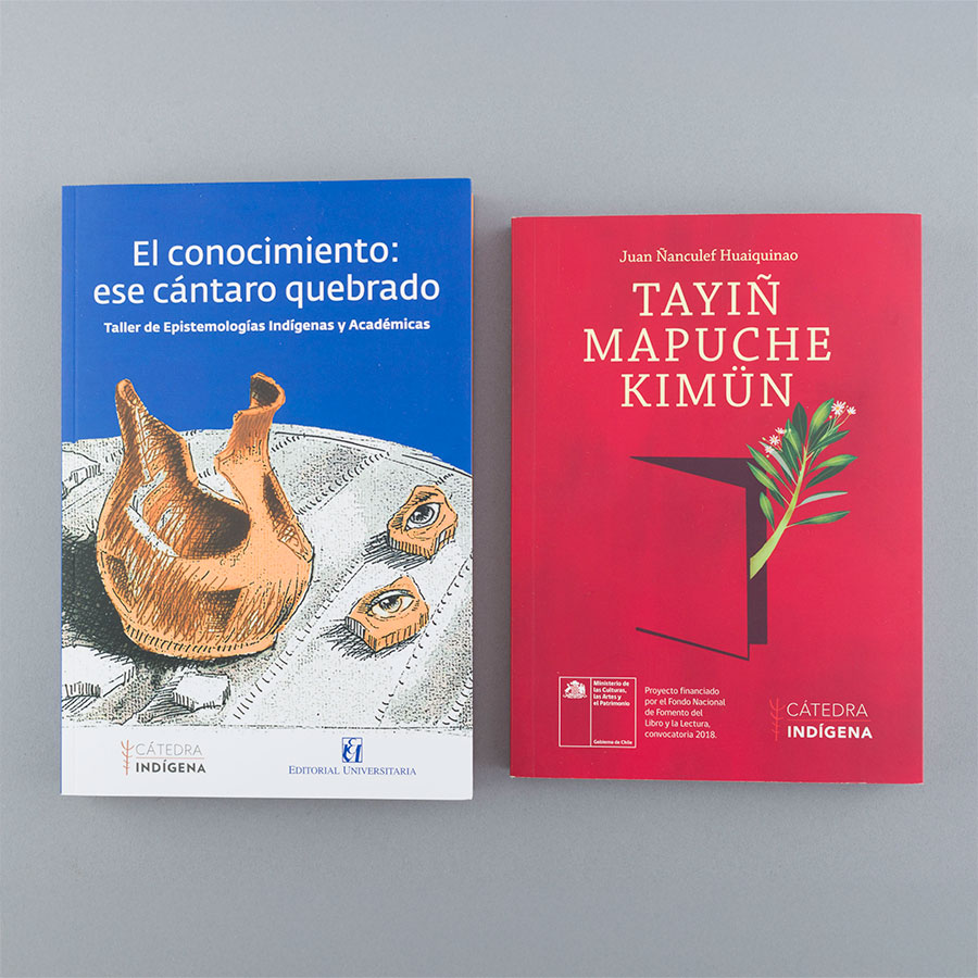 Libros publicados por la Cátedra Indígena.